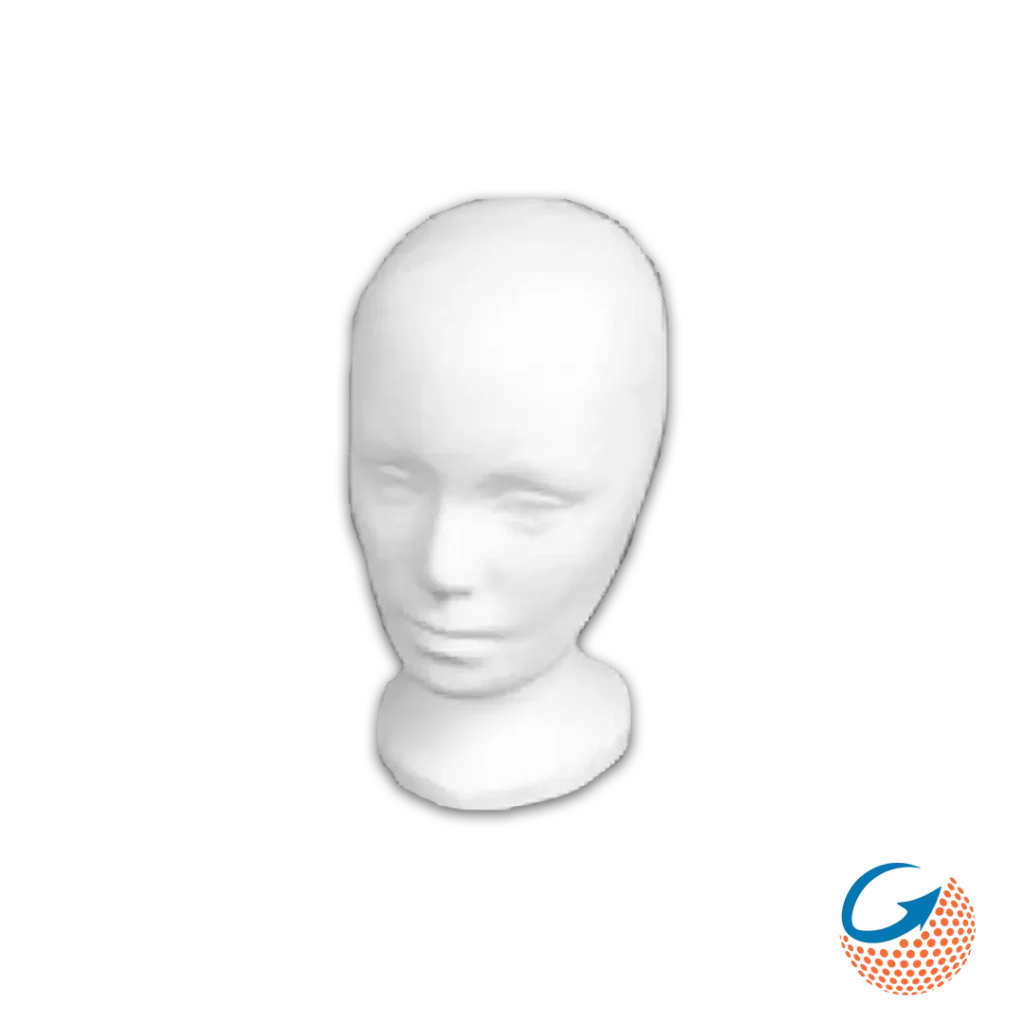 Clave 592 Cabeza de unicel 25X13CM 4 Piezas