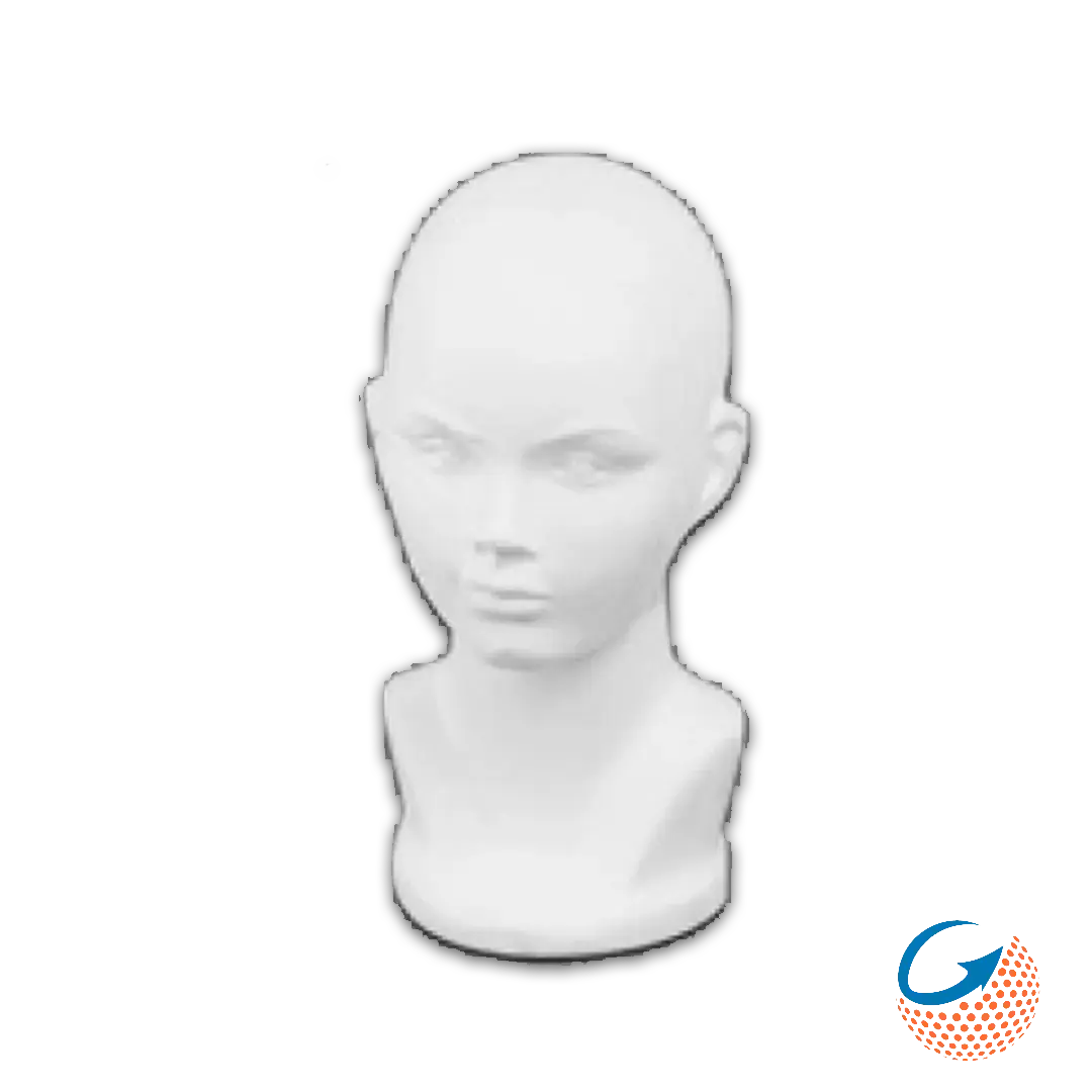 CLAVE 592E Cabeza Estilizada Unicel 33.4X16.5CM