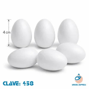 Clave 458 Huevos de Unicel 4 cm 100 piezas