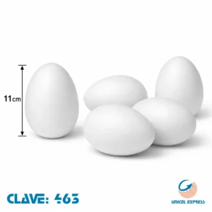 Clave 463 Huevos de Unicel 11 cm 50 piezas