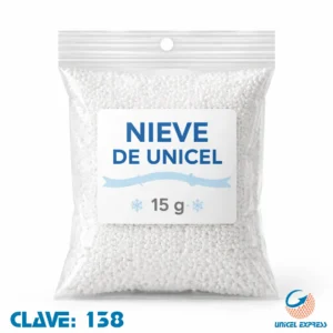 Clave 138 Nieve de Unicel Blanco 15 gr