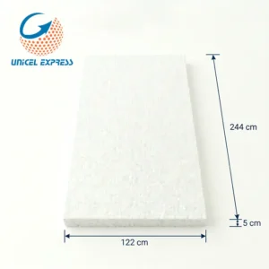 placa de unicel formato industrial