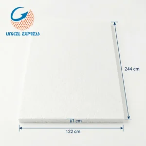 placa de unicel industrial